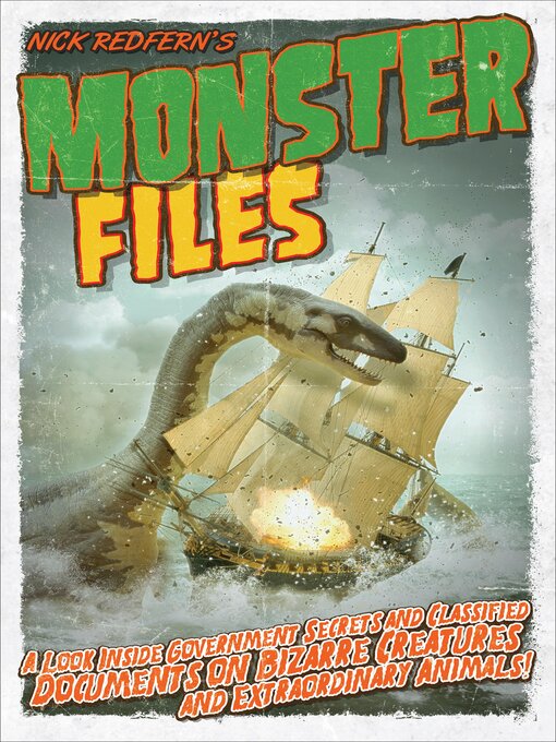 Title details for Monster Files by Nick Redfern - Wait list
